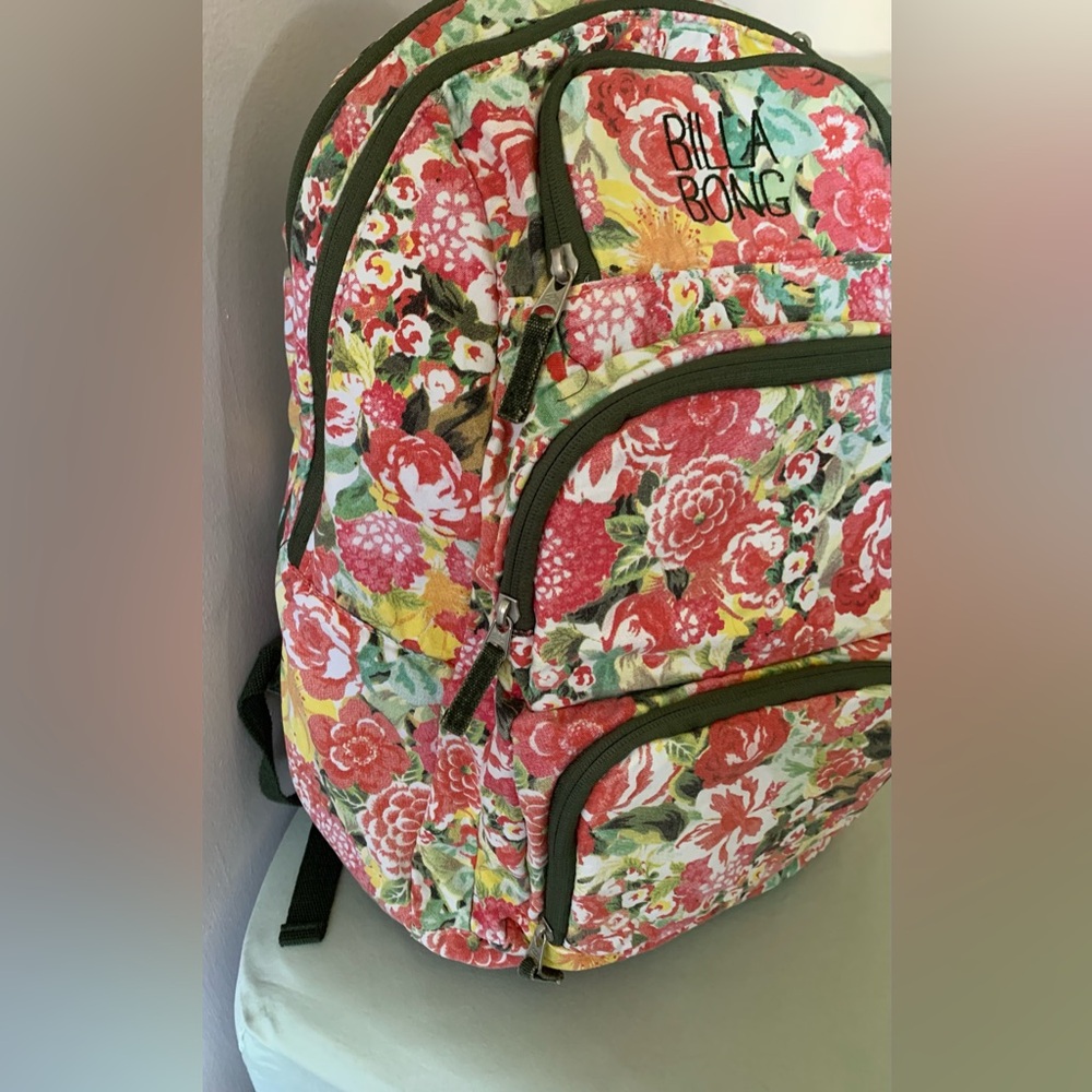 Billabong Floral Multi-Color Backpack - Picture 2 of 9